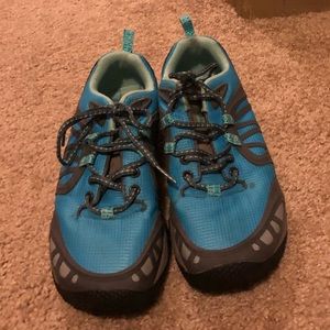 Blue Merrell Hiking Shoes